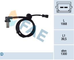 Fae 78062 - SENSOR VELOCIDAD RUEDA-ABS