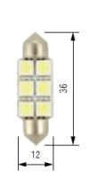 Bosma 93533819 - 12V LED SV8,8 12X36