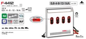 Ferve F4412 - CARGADOR DE BATERIA