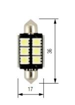 Bosma 93533796 - 12V SV8.5 LED CAN BUS 15X36