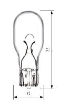 Bosma 5012436AK - LÁMAPARA T15 12V 16W AMBAR