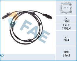 Fae 78518 - SENSOR VELOCIDAD RUEDA - ABS