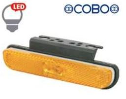 Cobo 040575000041 - PILOTO LATERAL LED 12V. AMBAR C/SOPORTE