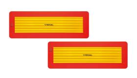 VIGNAL D14708 - JGO 2 PLACAS REMOLQUE 195X565