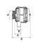 CARGO C113920 - ALTERNADOR BOSCH