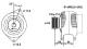 WAI 1321301MM - ALTERNADOR TIPO MARELLI 63321507 P/E