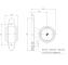 Fristom FT009ALED - CUERNO GALIBO LED 12/30V CORTO