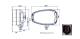 Rinder FA000100 - FARO LED IZQUIERDO 12/24V LUZ RUTA/