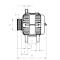 CARGO C114036 - ALTERNADOR BOSCH / DAF