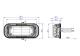 VIGNAL D16004 - LUZ ESTROBOSCOPICA VIGNAL LED AMBAR 12/24V