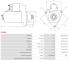 AS S5066 - MOTOR DE ARRANQUE TIPO MITSUBISHI
