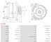 AS A2120S - ALTERNADOR TIPO HITACHI