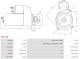 AS S0716S - MOTOR DE ARRANQUE TIPO BOSCH