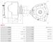 AS A6213 - ALTERNADOR TIPO DENSO