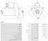 AS S0137 - MOTOR DE ARRANQUE TIPO BOSCH