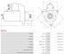 AS S6405S - MOTOR DE ARRANQUE TIPO DENSO