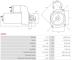 AS S9020 - MOTOR DE ARRANQUE TIPO FORD