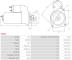 AS S4013 - MOTOR DE ARRANQUE TIPO LUCAS